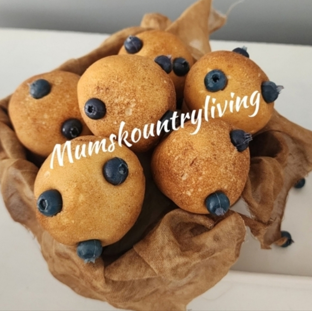 Fake Blueberry Mini Muffins